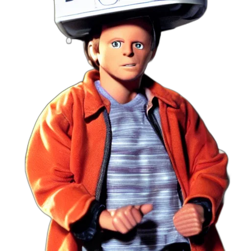 robot, jacket, hat, face, concept art, 3d render, vaporwave, cyberpunk transparent PNG cut-out