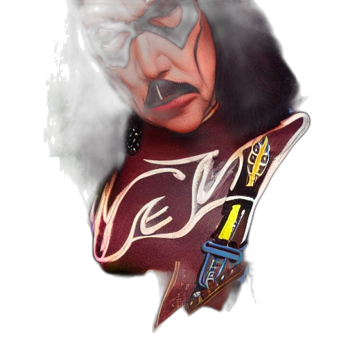 mask, face, weapon, robot, concept art, fantasy art, comic book art, cyberpunk transparent PNG cut-out