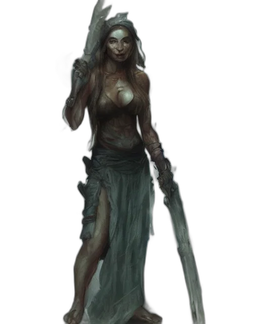 staff, sword, weapon, dress transparent PNG cut-out