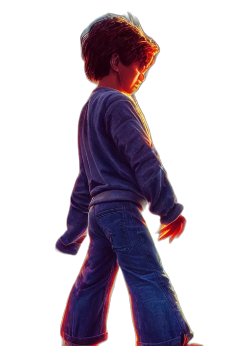 jacket, robot, shoes, weapon transparent PNG cut-out