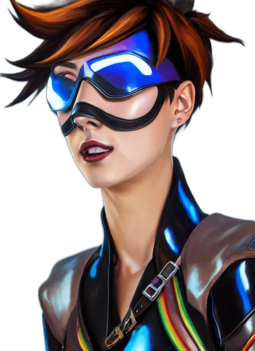 mask, face, staff, cyberpunk transparent PNG cut-out