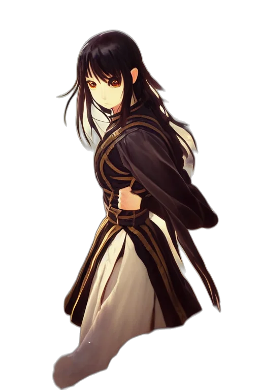 dress, staff, jacket, sword transparent PNG cut-out