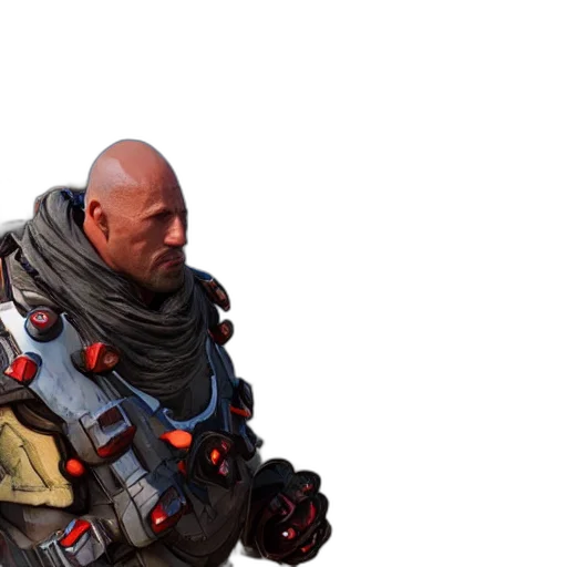 jacket, weapon, face, staff transparent PNG cut-out