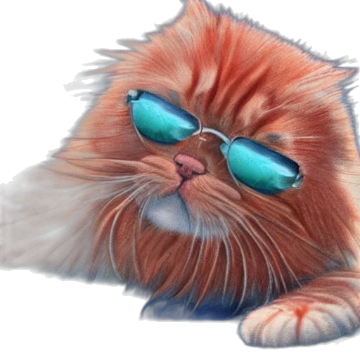 animal, staff, photorealistic, vaporwave transparent PNG cut-out