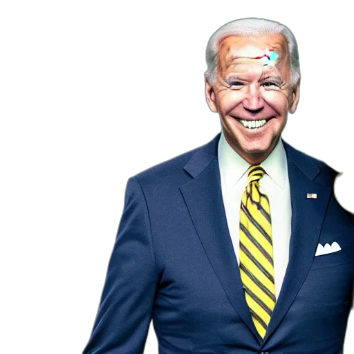 creature, face, mask, robot, joe, biden, teletubby transparent PNG cut-out