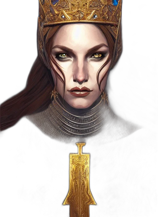jewelry, crown, staff, sword transparent PNG cut-out