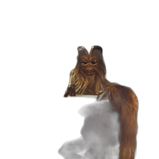 hair, staff, animal, creature, concept art, photorealistic, 3d render, fantasy art transparent PNG cut-out