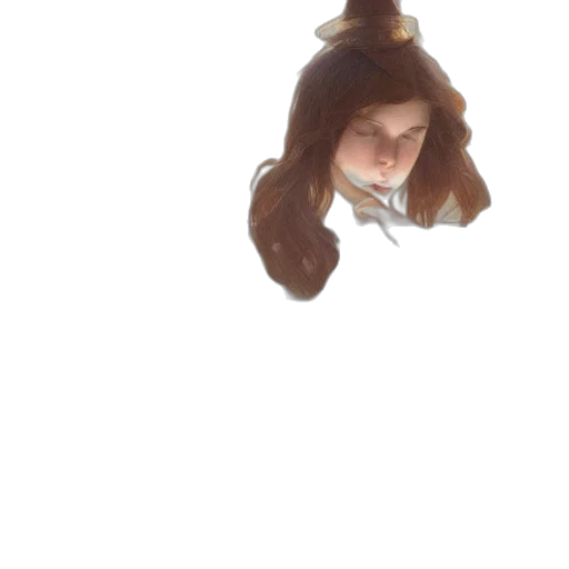 hair, face, creature, mask transparent PNG cut-out