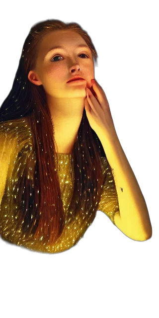 jewelry, dress, staff, hair, photorealistic, oil painting, 3d render, watercolor transparent PNG cut-out