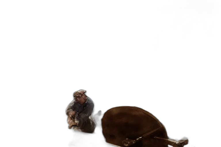 animal, staff, hat, creature transparent PNG cut-out