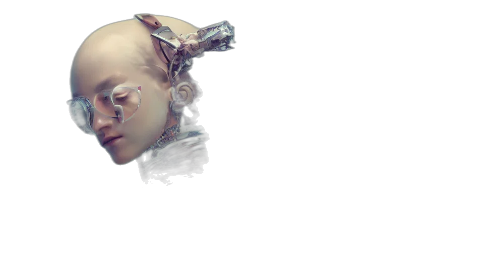 mask, face, robot, crown transparent PNG cut-out