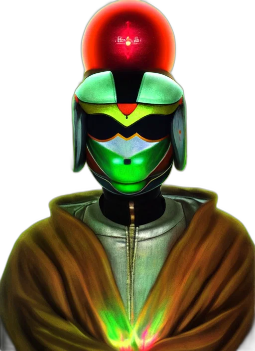 mask, robot, jacket, face, concept art, 3d render, comic book art, pixel art transparent PNG cut-out