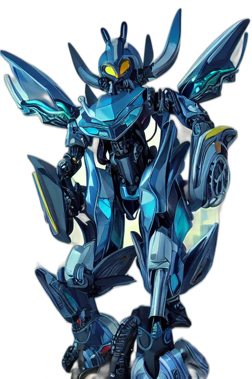 robot, weapon, concept art, 3d render transparent PNG cut-out