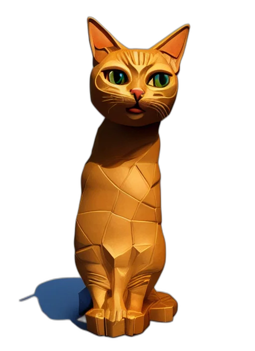 animal, staff, creature, 3d render transparent PNG cut-out