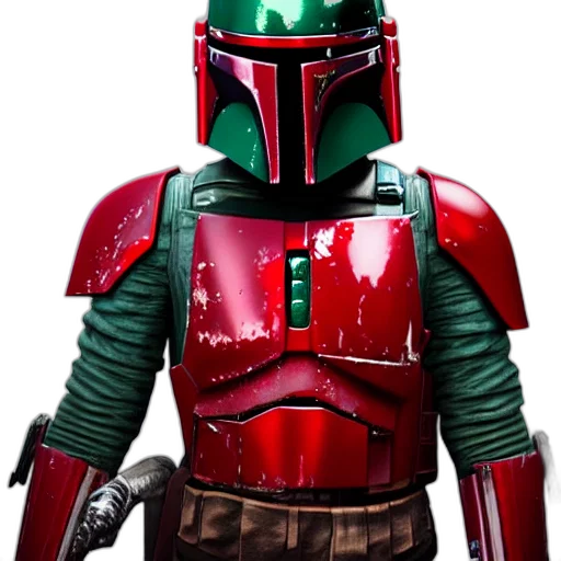 concept art, red, photorealistic, portrait transparent PNG cut-out
