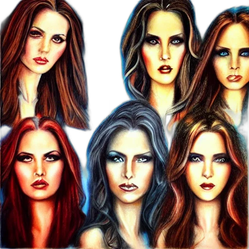 photorealistic, oil painting, comic book art, fantasy art, red, colorful, blue, dark transparent PNG cut-out
