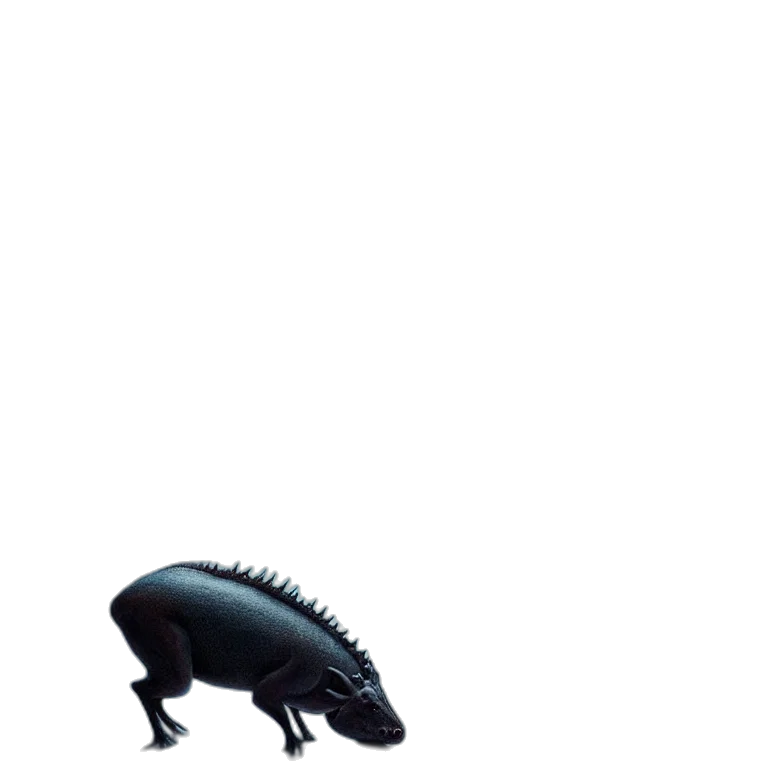 creature, animal, dragon, hat, concept art, 3d render, photorealistic, pixel art transparent PNG cut-out
