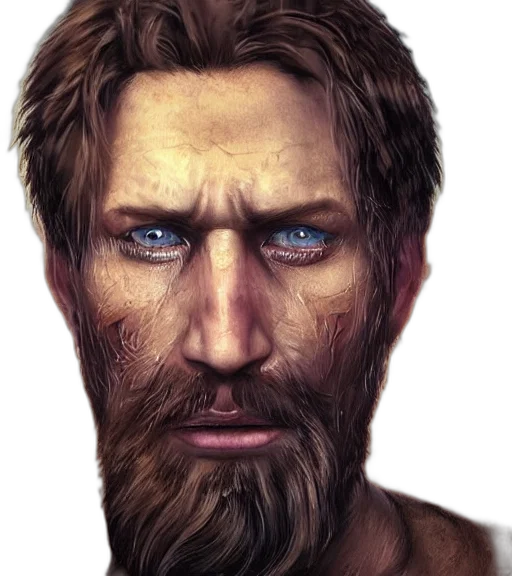 face, fantasy art, photorealistic, concept art transparent PNG cut-out