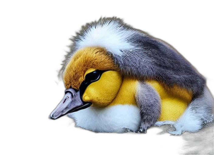 animal, creature, jacket, hat, 3d render, photorealistic, concept art, watercolor transparent PNG cut-out