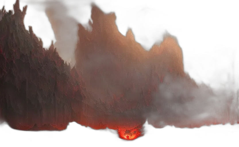 hair, dragon, mask, sword transparent PNG cut-out