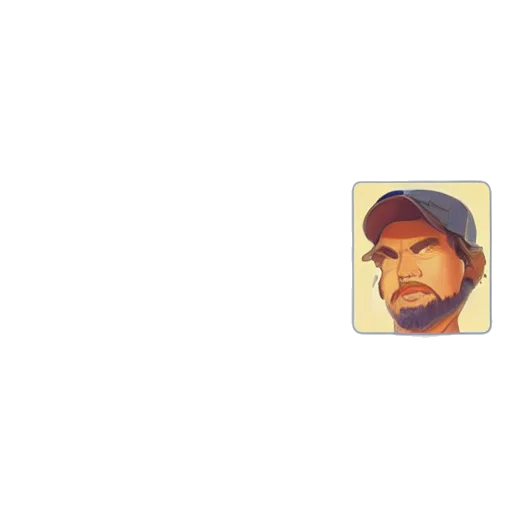 hat, face, weapon, pixel art transparent PNG cut-out