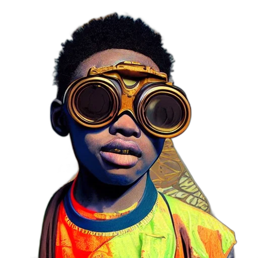face, mask, staff, robot, concept art, photorealistic, cartoon, comic book art transparent PNG cut-out