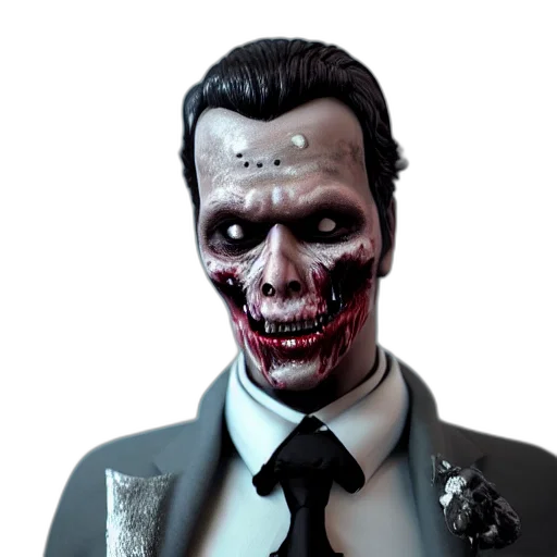 face, 3d render, concept art, photorealistic, comic book art, ultrarealistic, portrait, zombie transparent PNG cut-out