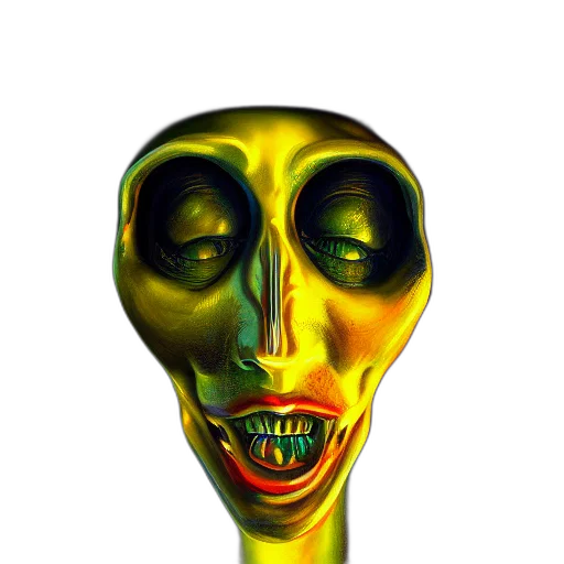 mask, face, creature, robot transparent PNG cut-out