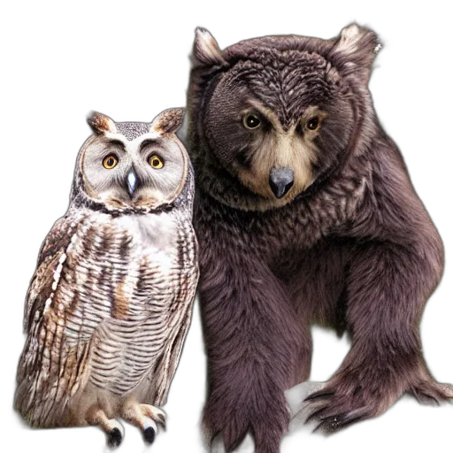 animal, creature, concept art, photorealistic transparent PNG cut-out