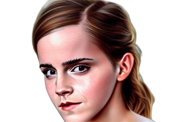 face, jewelry, mask, hair, photorealistic, oil painting, concept art, cartoon transparent PNG cut-out