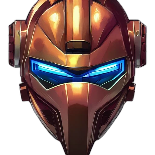 mask, robot, face, concept art transparent PNG cut-out
