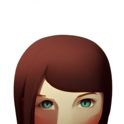 face, hair, mask, staff transparent PNG cut-out