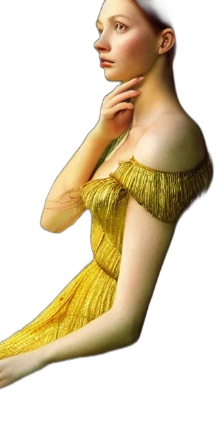 dress, mask, jewelry, hat, photorealistic, 3d render, oil painting, fantasy art transparent PNG cut-out