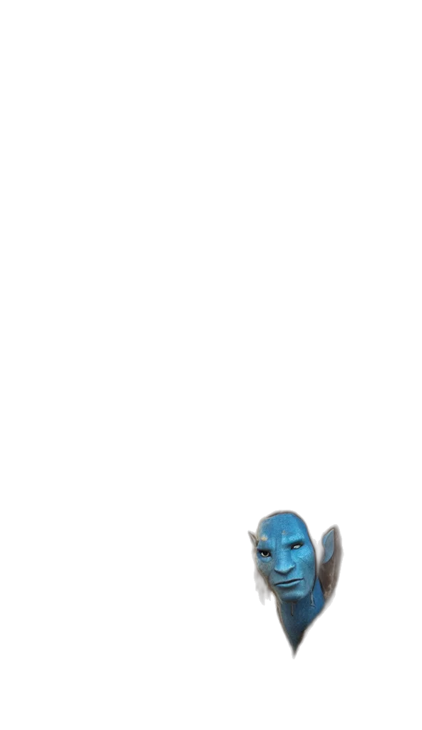mask, creature, robot, staff transparent PNG cut-out