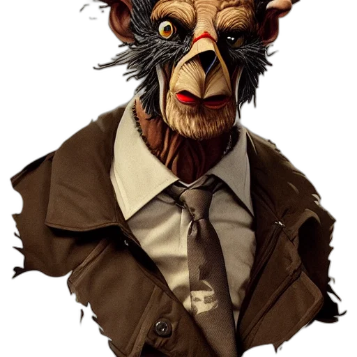 mask, face, animal, creature transparent PNG cut-out