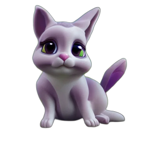 animal, staff, creature, 3d render transparent PNG cut-out