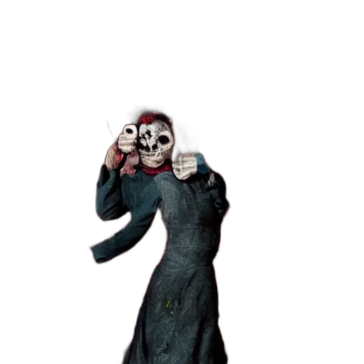 mask, creature, staff, face transparent PNG cut-out