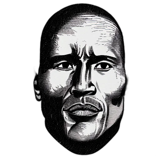 face, mask, comic book art, photorealistic, cartoon, pencil sketch, patent, dwayne transparent PNG cut-out