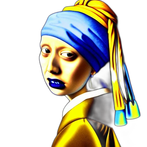 robot, mask, face, photorealistic, concept art, 3d render, fantasy art, blue transparent PNG cut-out
