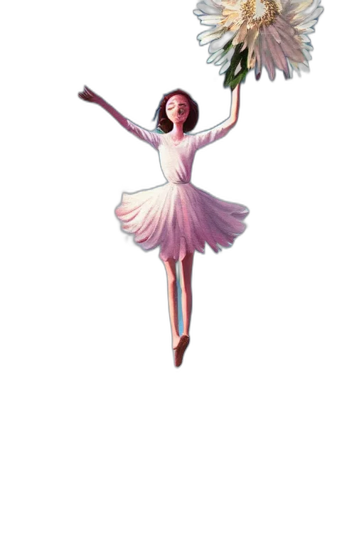 dress, staff, concept art, 3d render, cartoon, fantasy art, pastel, giant transparent PNG cut-out