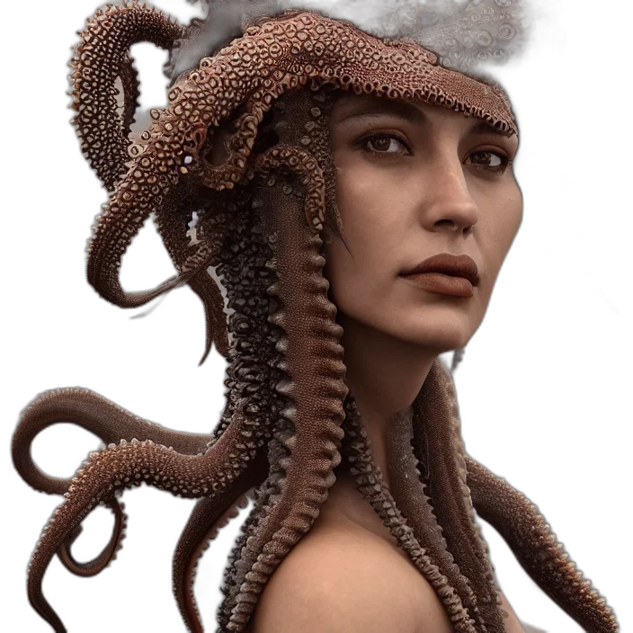 hair, hat, creature, crown transparent PNG cut-out