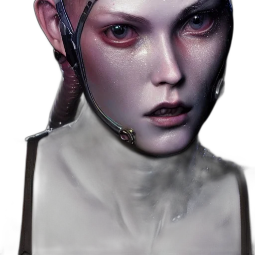 face, robot, mask, staff transparent PNG cut-out