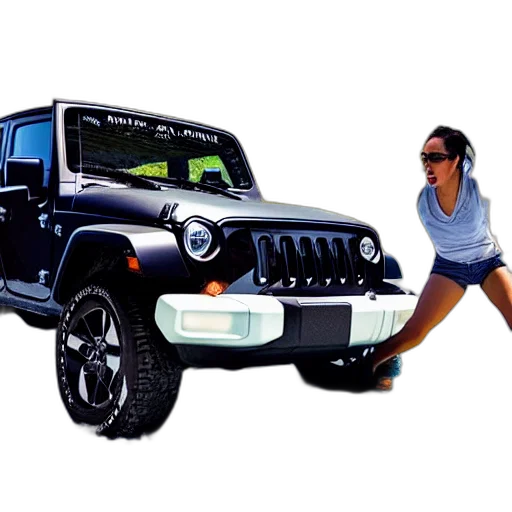 car, photorealistic, 3d render, concept art, angry, asian, girl, surfing transparent PNG cut-out