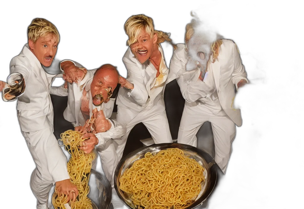 food, ellen, degeneres, hulk transparent PNG cut-out