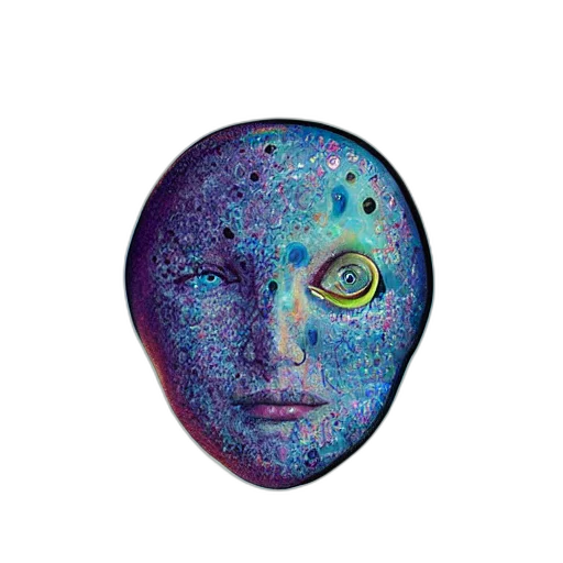 mask, face, creature, jewelry transparent PNG cut-out