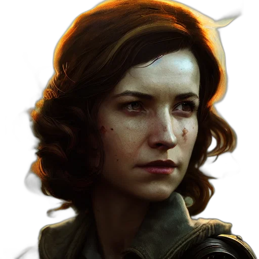 face, crown, concept art, photorealistic, fantasy art, comic book art, golden, earth tones transparent PNG cut-out