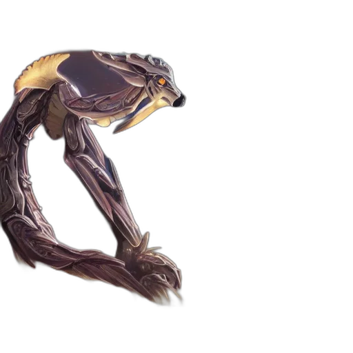 creature, robot, animal, weapon, concept art, fantasy art, 3d render, watercolor transparent PNG cut-out