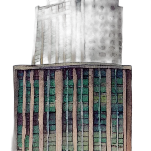 building, dress, bottle, crown, 3d render, concept art, watercolor, photorealistic transparent PNG cut-out
