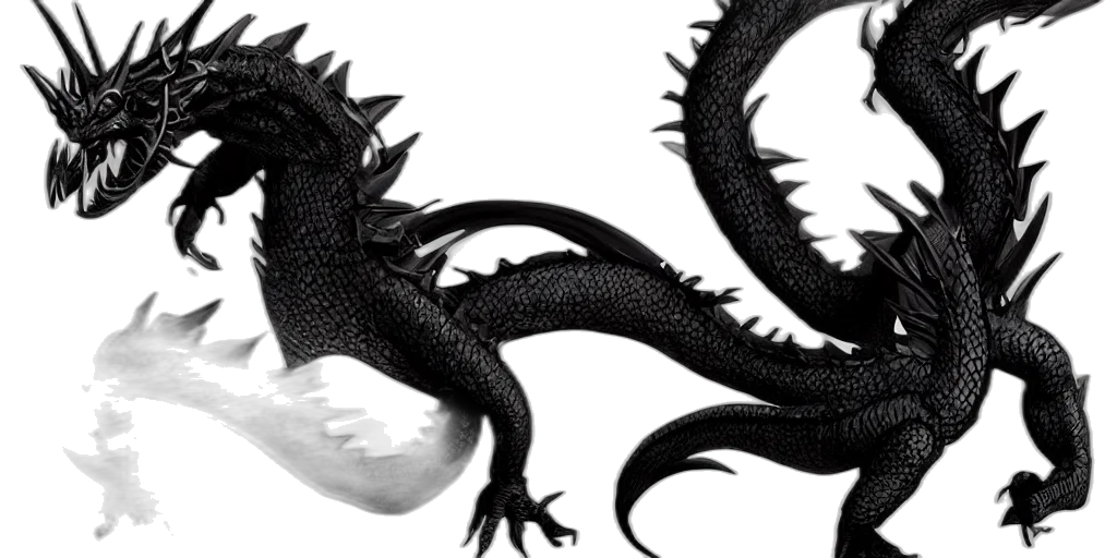 dragon, creature, animal, staff, concept art, 3d render, fantasy art, photorealistic transparent PNG cut-out