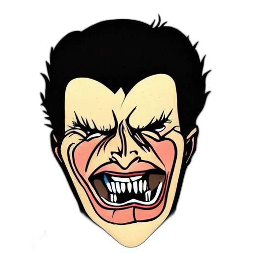face, mask, staff, cartoon transparent PNG cut-out